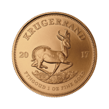 1 troy ounce gold Krugerrand coin 2022