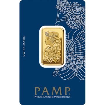 Gold bar 20 grams Pamp Suisse