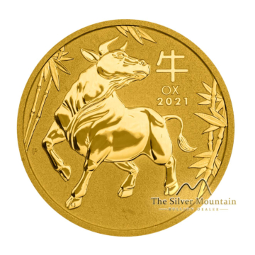 1/10 Troy ounce gouden munt Lunar 2021