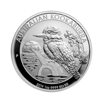 1 Troy ounce silver coin Kookaburra 2019