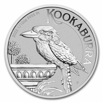 Kookaburra 1/10 troy ounce platinum coin 2022