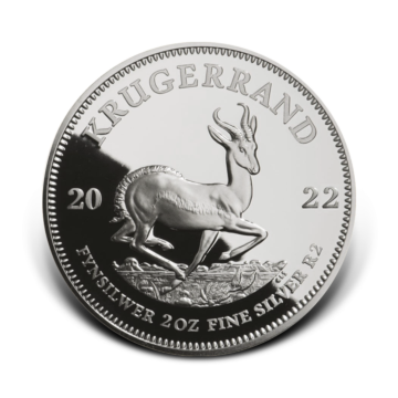 2 troy ounce silver coin Krugerrand Proof