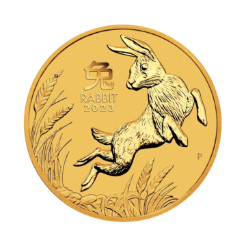 1 troy ounce gold coin Lunar 2023