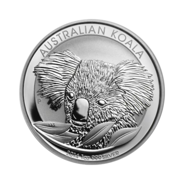 1 troy ounce zilveren munt Koala 2014
