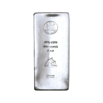 15 kilo silver Fiji coin bar Argor-Heraeus