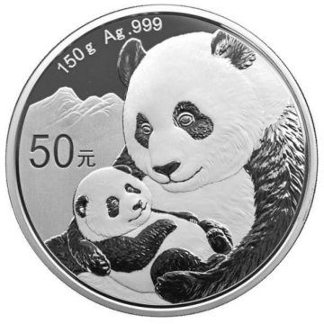 150 Gram zilveren munt Panda 2019