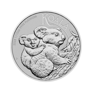 1/10 troy ounce platina Koala munt 2023