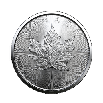 1 Troy ounce platina Maple Leaf munt 2022