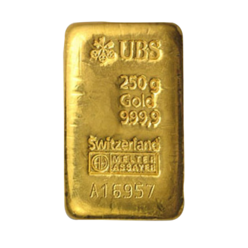 250 gram goudbaar diverse producenten
