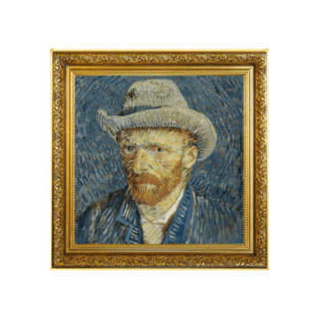 1 troy ounce zilveren munt zelfportret Vincent van Gogh met vilten hoed 2023