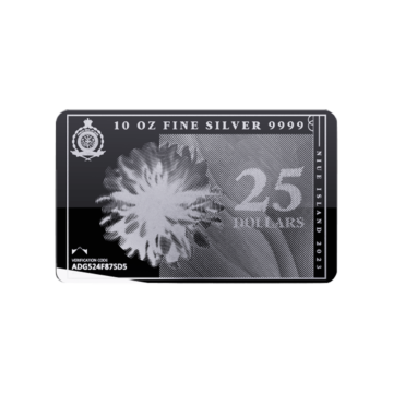 10 troy ounce silver coin bar Silvernote 2023
