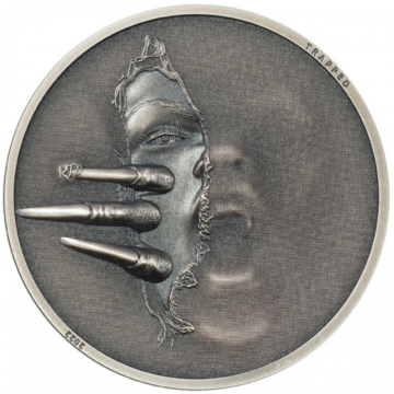 1 troy ounce zilveren munt Untrapped 2022