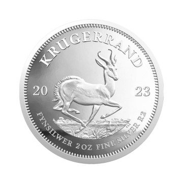 2 troy ounce zilveren munt Krugerrand 2023 proof