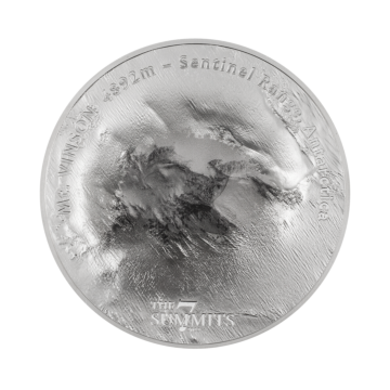 5 troy ounce zilveren munt Mount Vinson 2022