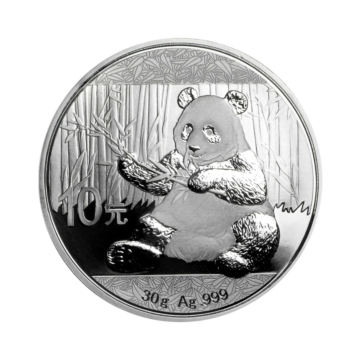 30 Gram zilveren munt Panda 2017