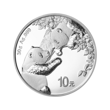 30 gram zilveren munt Panda 2023
