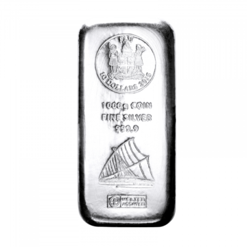 1 Kilogram silver coin bar Heraeus