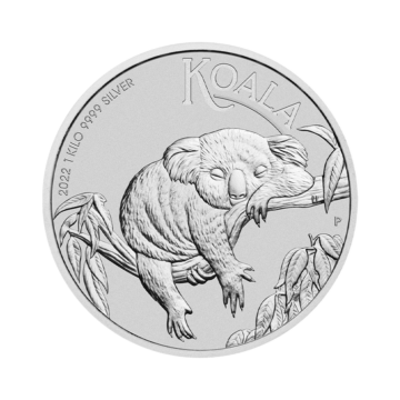 1 kilo zilveren Koala munt 2022