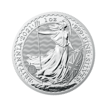 1 troy ounce zilveren Britannia munt diverse jaargangen