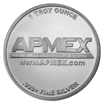 1 troy ounce silver APMEX coin