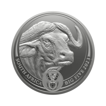 1 troy ounce zilveren munt Big Five II Buffel 2023