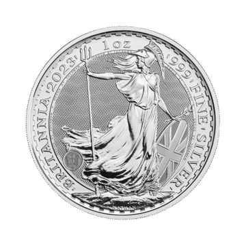 1 troy ounce zilveren Coronation Britannia munt 2023