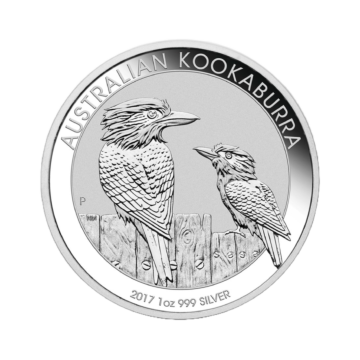 1 Troy ounce silver coin Kookaburra 2017