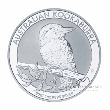 Kookaburra 2021 zilveren munt 1 troy ounce