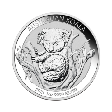 Koala 2021 zilveren munt 1 troy ounce