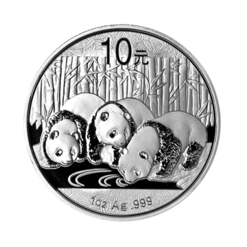 1 troy ounce zilveren munt Panda 2013