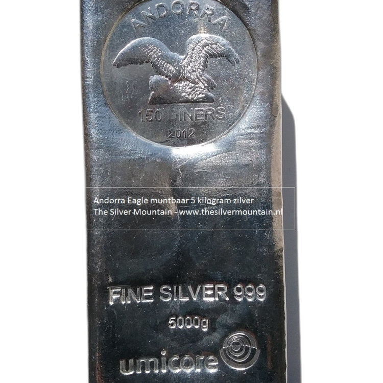 5 Kilo muntbaar Andorra Eagle voorkant