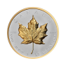 1 troy ounce silver Maple Leaf 2023 proof front