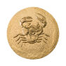 0.5 gram gouden munt Krab, Akragas 2022 front