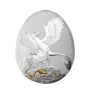 1 oz zilveren Dinosaurs in Asia "Microraptor Gui" voorkant