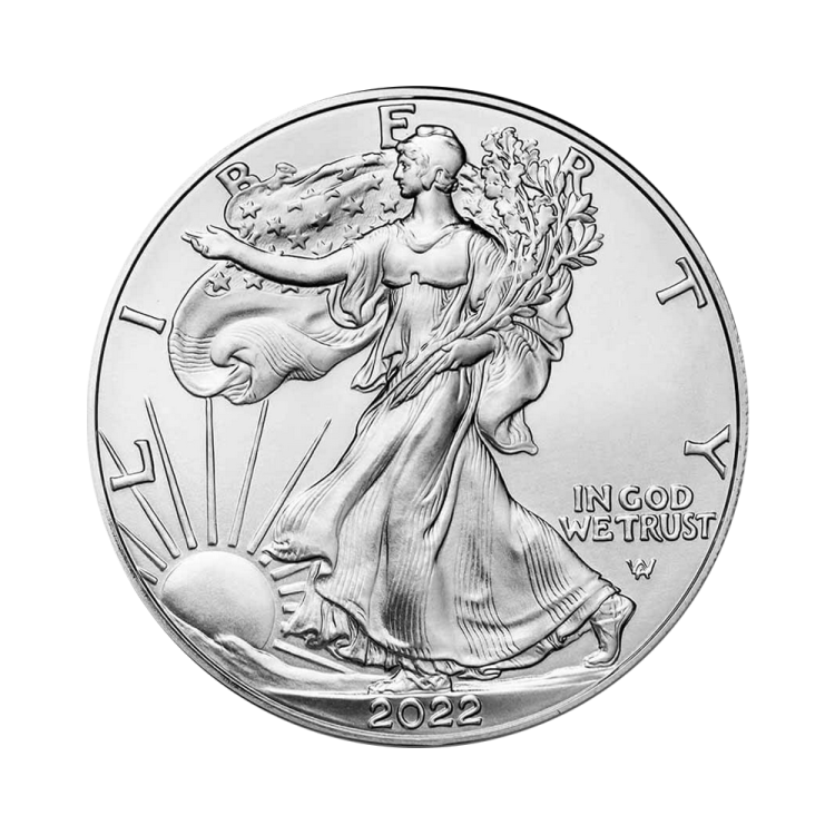 1 troy ounce zilveren munt Silver Eagle 2023 voorkant
