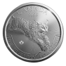 1 Troy ounce zilveren munt Lynx - Predator serie 2017 voorkant