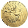 Call of the Wild 2017 Elk - 1 troy ounce gouden munt voorkant