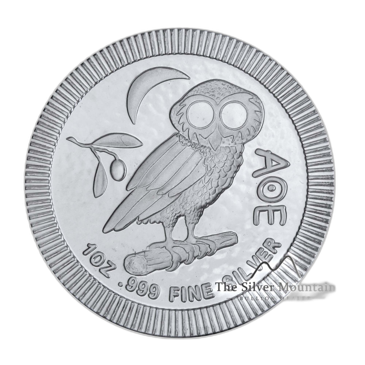 1 Troy ounce zilveren munt Athenian Owl - 2020 voorkant