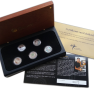 5-Coin set Platinum 1/10 troy ounce - Discover Australia - Proof front