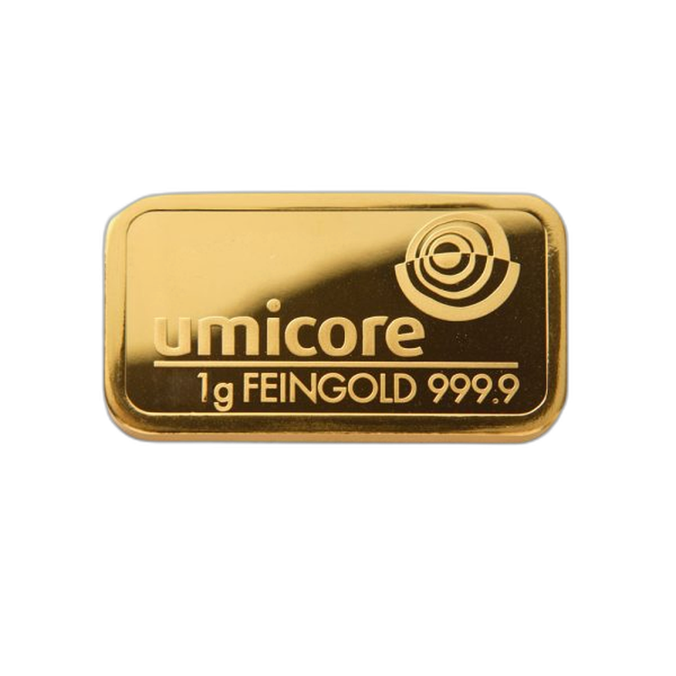1 grams goldbar front