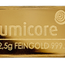2,5 Gram goudbaar Umicore voorkant