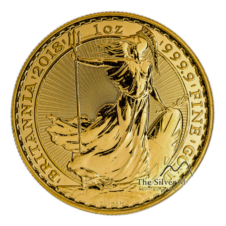1 Troy ounce gold coin Britannia 2020 front
