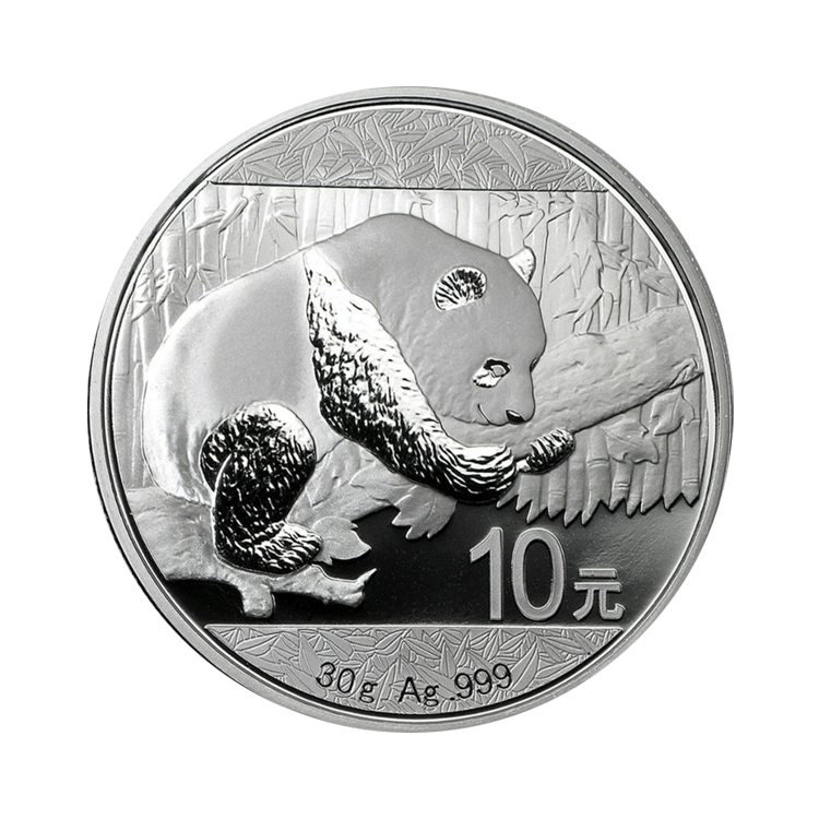 30 Grams silver coin Panda 2016