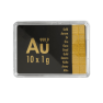 Gouden combibar 10x 1 gram goud