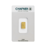 Gold bar 2 grams C. Hafner front