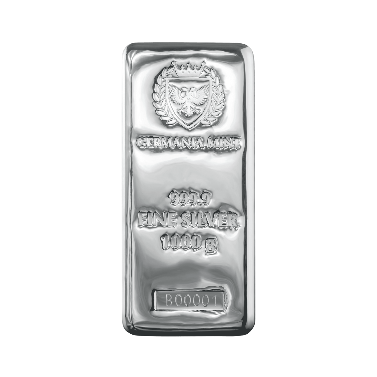 Germania Mint 1 kilogram zilverbaar | The Silver Mountain