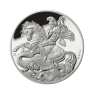 1 troy ounce zilveren munt George en de Draak proof voorkant