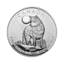 1 troy ounce zilveren Canada Wildlife Wolf munt 2011 voorkant