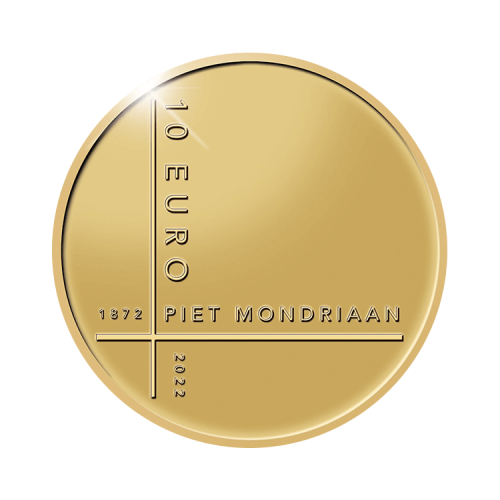 Gouden Tientje Piet Mondriaan 2022 voorkant