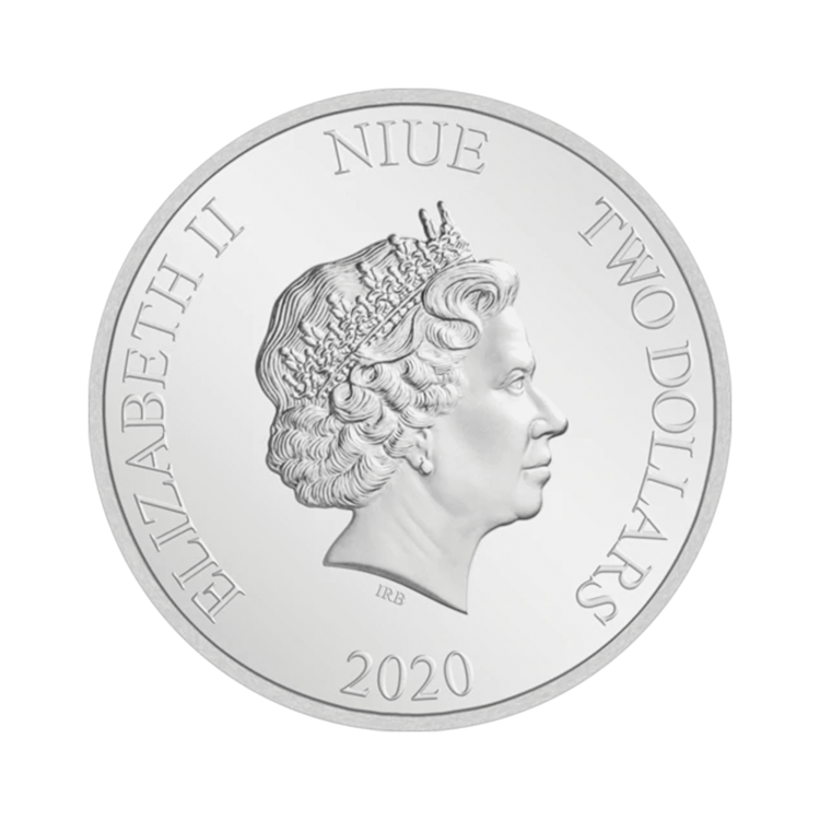 1 troy ounce silver coin Disney Mickey Mouse - Aim High 2020 Proof front